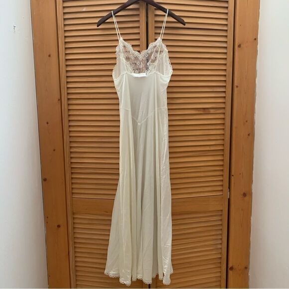 Vintage Victoria Secret Gold Label Maxi Slip Dress Small - Picture 6 of 8